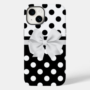 Coque Pour iPhone 14 Pois noir et blanc Coque coque iphone