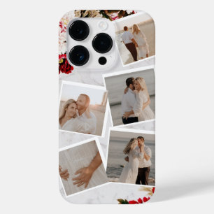 Coque Pour iPhone 14 Pro Collage photo floral minime Iphone 14 Coque