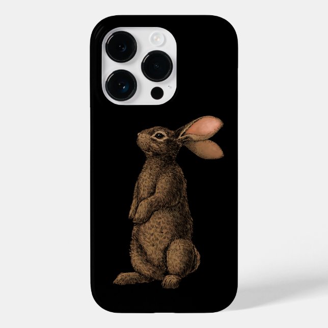 Coque Pour iPhone 14 Pro Coque iphone Coque-Mate de lapin (Verso)