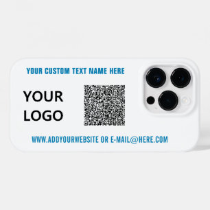 Coque Pour iPhone 14 Pro Coque iphone de texte et de logo du code QR - Choi