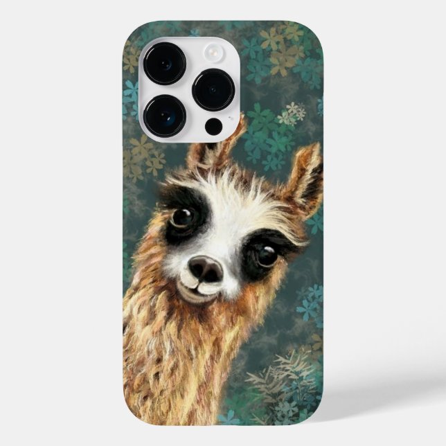 Coque Pour iPhone 14 Pro Funny coque iphone Alpaca (Verso)