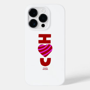 Coque Pour iPhone 14 Pro I Love You Apple iPhone 14 Pro Coque