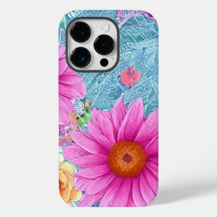 Coque Pour iPhone 14 Pro Joli coque décoratif floral iPhone 14 Pro