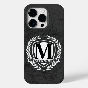 Coque Pour iPhone 14 Pro Laurel Monogram Design Coque-Mate coque iphone