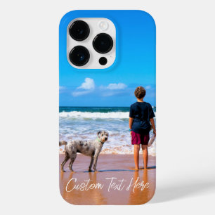 Coque Pour iPhone 14 Pro Photo personnalisée Texte coque iphone Vos animaux