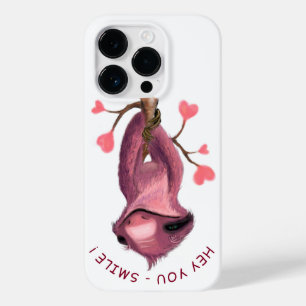 Coque Pour iPhone 14 Pro Sloth romantique - Coque sourire coque iphone