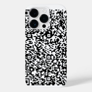 Coque Pour iPhone 14 Pro Votre QR Code Scan Funny coque iphone Couleur pers