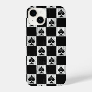 Coque Pour iPhone 14 Queen of Spades coque iphone Chèques blancs QoS