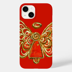 Coque Pour iPhone 14 Red Guardian Angel Art coque iphone personnalisé