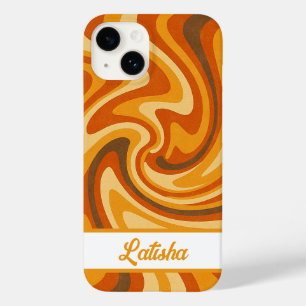 Coque Pour iPhone 14 Rétro Super Swirl iPhone / coque ipad