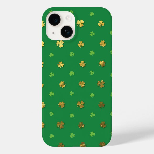 Coque Pour iPhone 14 Shamrock vert irlandais iPhone / coque ipad (Verso)