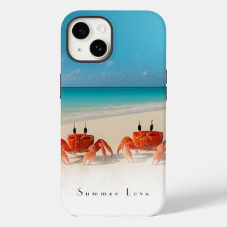 Coque Pour iPhone 14 Summer Love — iPhone 14 Tough Coque 2 Crabs