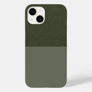 Coque Pour iPhone 14 Top texturé Moss Green iPhone 14 Coque - Personnal