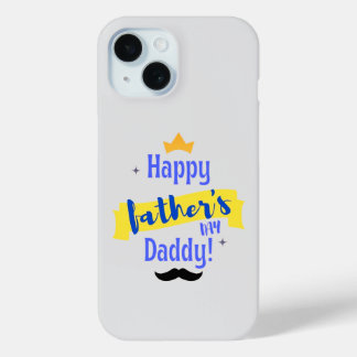 Coque Pour iPhone 15 Bonne Fête des pères papa | COQUE IPHONE