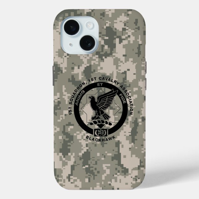 Coque Pour iPhone 15 Camo iPhone 15 Coque (Verso)