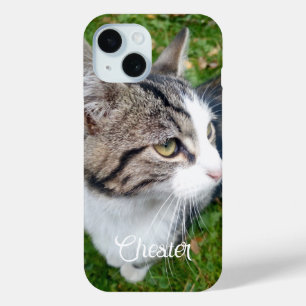 Coque Pour iPhone 15 Casemate iPhone 15 Coque avec photo de chat person