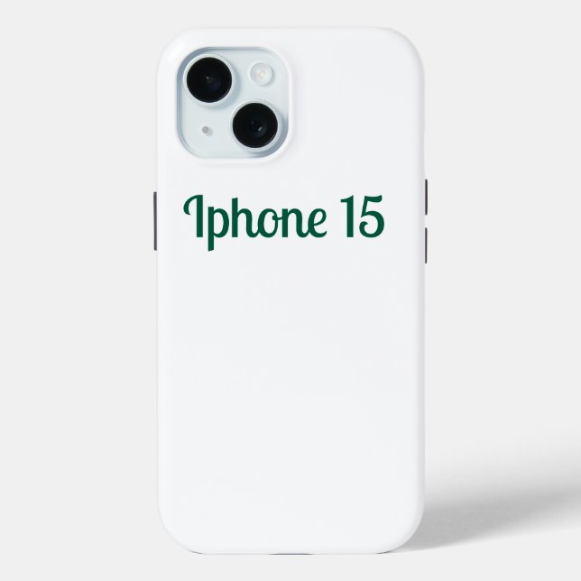 Coque Pour iPhone 15 Coque iPhone 15 (Verso)