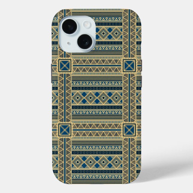 Coque Pour iPhone 15 Coque iphone Motif du Mali africain (Verso)