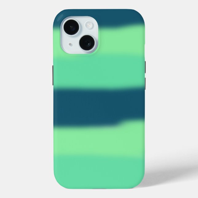 Coque Pour iPhone 15 Coque iphone vert dégradé (Verso)