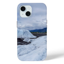 Design coque iphone glaciaire bleu Icy