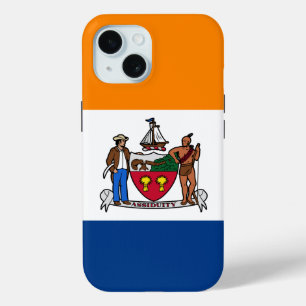 Coque Pour iPhone 15 Drapeau d'Albany, New York iPhone / coque ipad