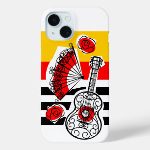 Coque Pour iPhone 15 Espagnol Souvenirs Classique coque iphone en bande