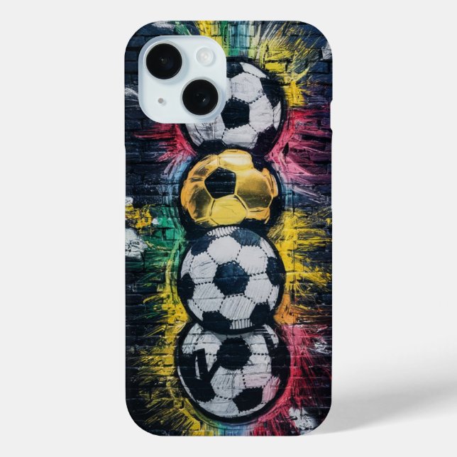 Coque Pour iPhone 15 Football coque iphone Phone Protective Cover (Verso)