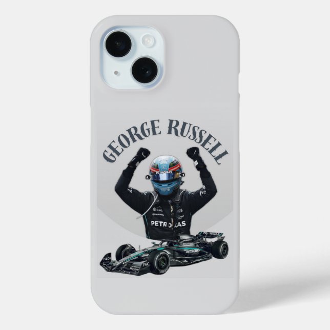 Coque Pour iPhone 15 George Russell Iphone 15 Coque (Verso)