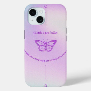 Coque Pour iPhone 15 iPhone 15 Coque - Conception réfléchie de papillon