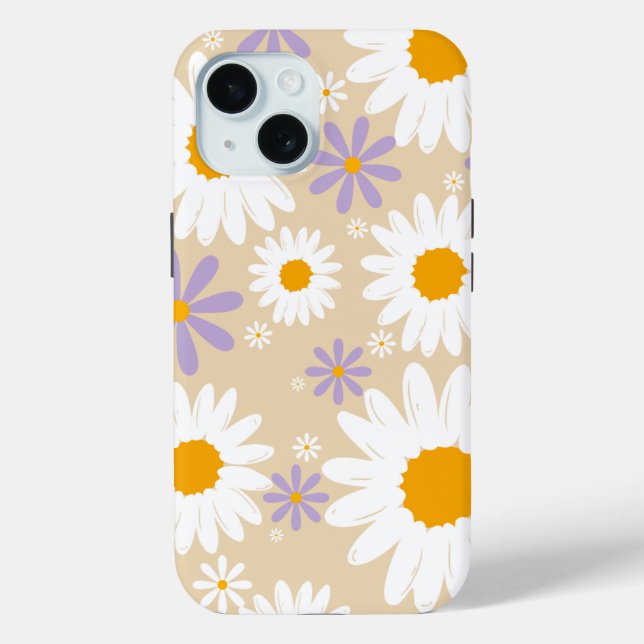 Coque Pour iPhone 15 Iphone 15 - Coque mobile Daisy (Verso)