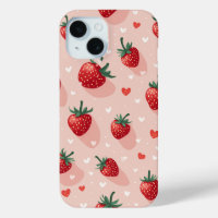 iPhone fraise 15 coque