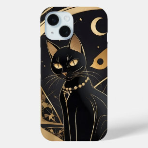 Coque Pour iPhone 15 Mystic Night Guardian iPhone 15 coque