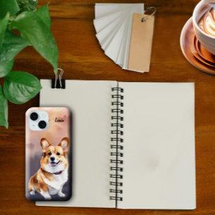 Coque Pour iPhone 15 Pembroke Welsh Corgi Chien Coque-Mate coque iphone