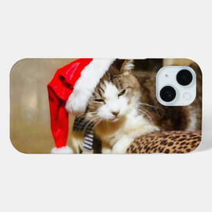 Coque Pour iPhone 15 Père Noël Kitty coque iphone