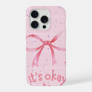 Coque pour Iphone 15 Pro avec un motif de ruban