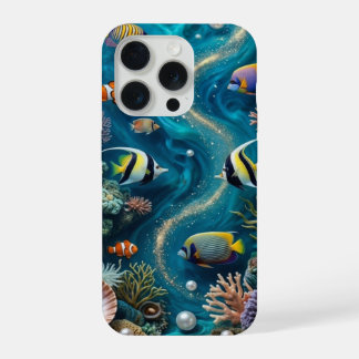 Coque pour iPhone 15 Pro Underwater Pearl Reef – O