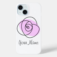 Rose Lilac 'Nom' coque iphone