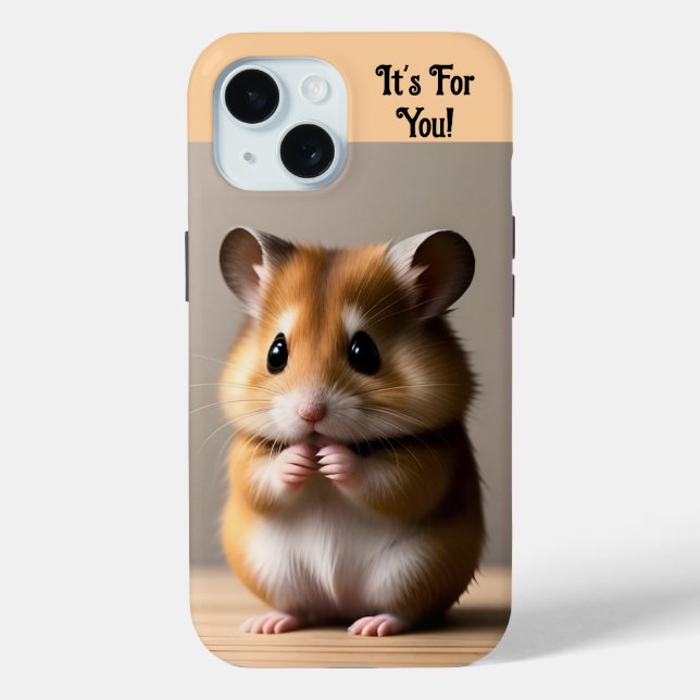 Coque Pour iPhone 15 Sweet Hamster iPhone / coque ipad (Verso)