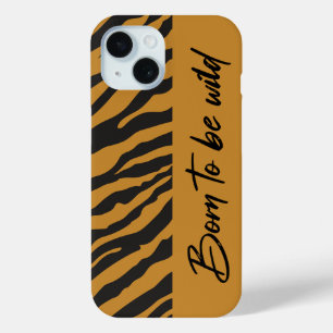 Coque Pour iPhone 15 Tiger imprimé coque iphone Motif animal couverture