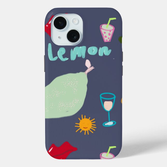 Coque Pour iPhone 15 Vibes d'été iPhone / coque ipad (Verso)