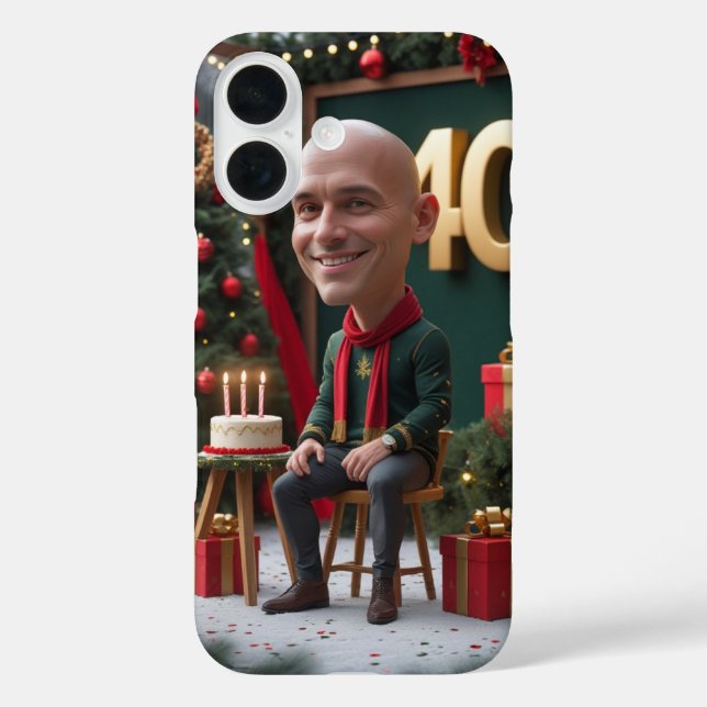 Coque Pour iPhone 16 40e anniversaire iPhone 16 Coque - Élégante étape (Verso)