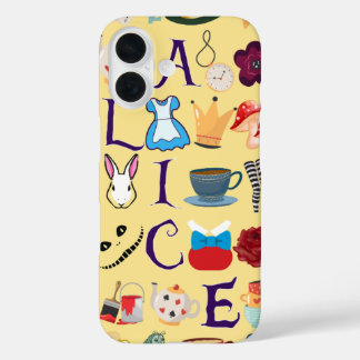 Coque Pour iPhone 16 Alice au pays des merveilles iPhone 16 coque desig