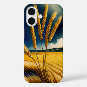 Coque Pour iPhone 16 Automne Harvest Prairie Gold iPhone / coque ipad