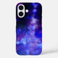 Blue Night Sky iPhone 16 Coque