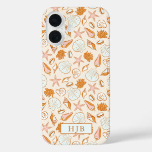 Coque Pour iPhone 16 Boho Preppy Coastal Personnalisé iPhone 16 Coque