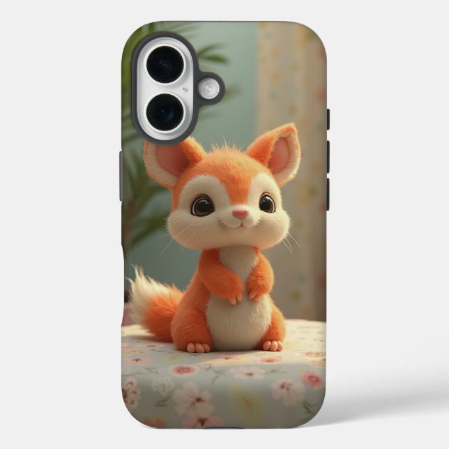Coque Pour iPhone 16 Charming Fox iPhone 16 Coque (Verso)
