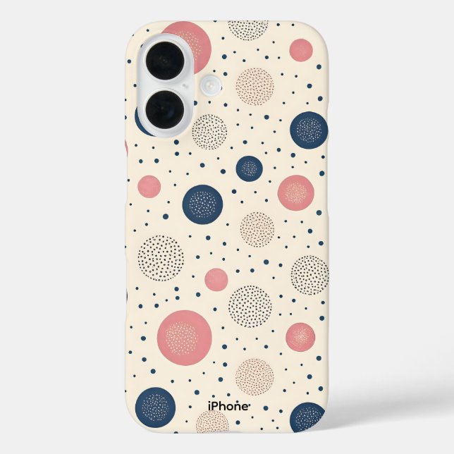Coque Pour iPhone 16 Chiffres Pop Candy iPhone 16 Coque (Verso)