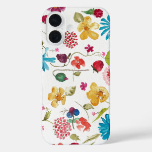 Coque Pour iPhone 16 Coque Floral iPhone 16
