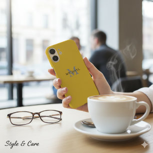 Coque Pour iPhone 16 Coque iPhone 16 personnalisé avec nom et initiale