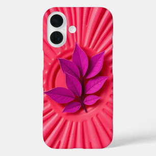 Coque Pour iPhone 16 Coque iphone Coque-Mate d'argent métallique Fuchsi